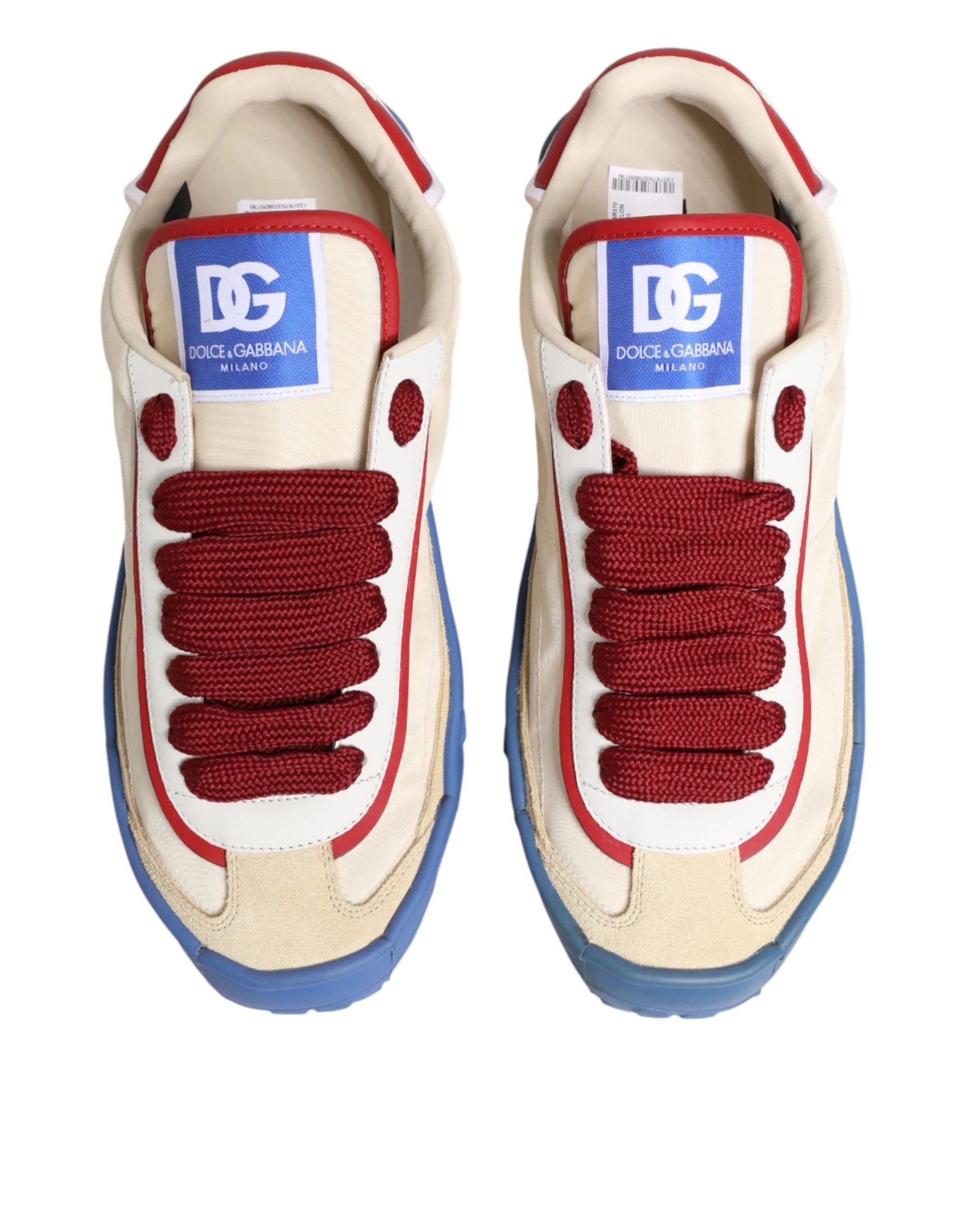 Dolce & Gabbana Multicolor Old Runner Lace-Up Sneakers Shoes - EU44/US11