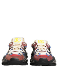 Dolce & Gabbana Multicolor Panelled Airmaster Sneakers Shoes - EU44/US11