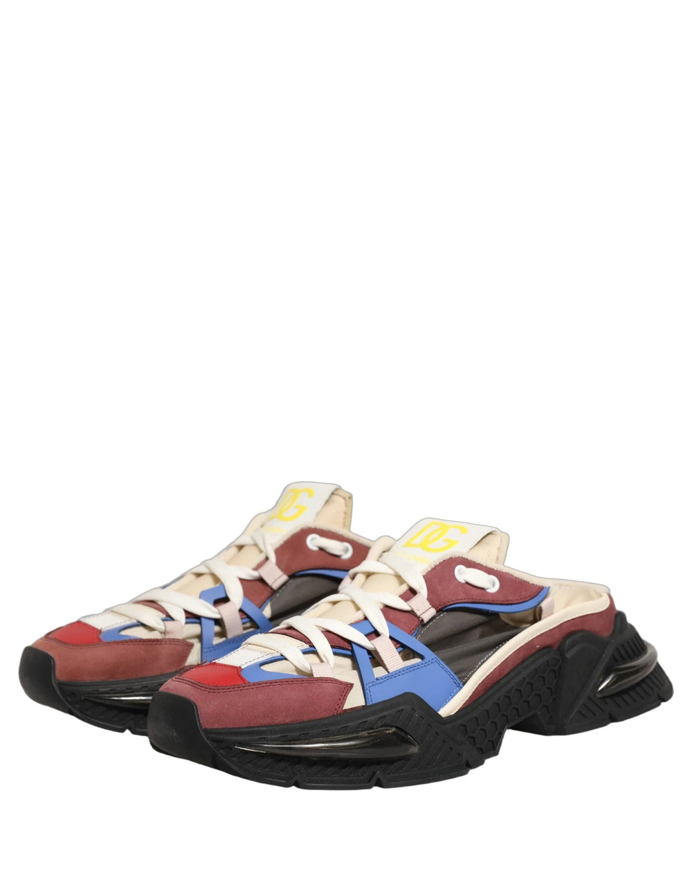 Dolce & Gabbana Multicolor Panelled Airmaster Sneakers Shoes - EU44/US11