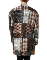Dolce & Gabbana Multicolor Patchwork Button Down Jacket - Coats & Jackets