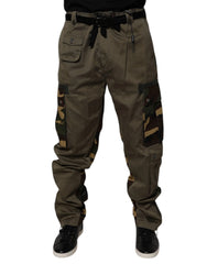 Dolce & Gabbana Multicolor Patchwork Camouflage Cargo Pants - IT54 | XL - Cargo Pants