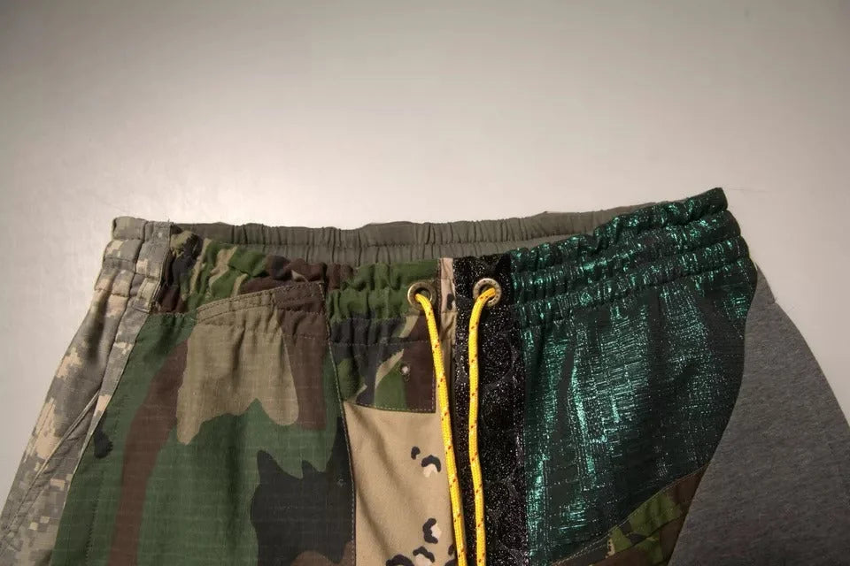 Dolce & Gabbana Multicolor Patchwork Cotton Jogger Sweatpants Pants - IT48 | M - Joggers