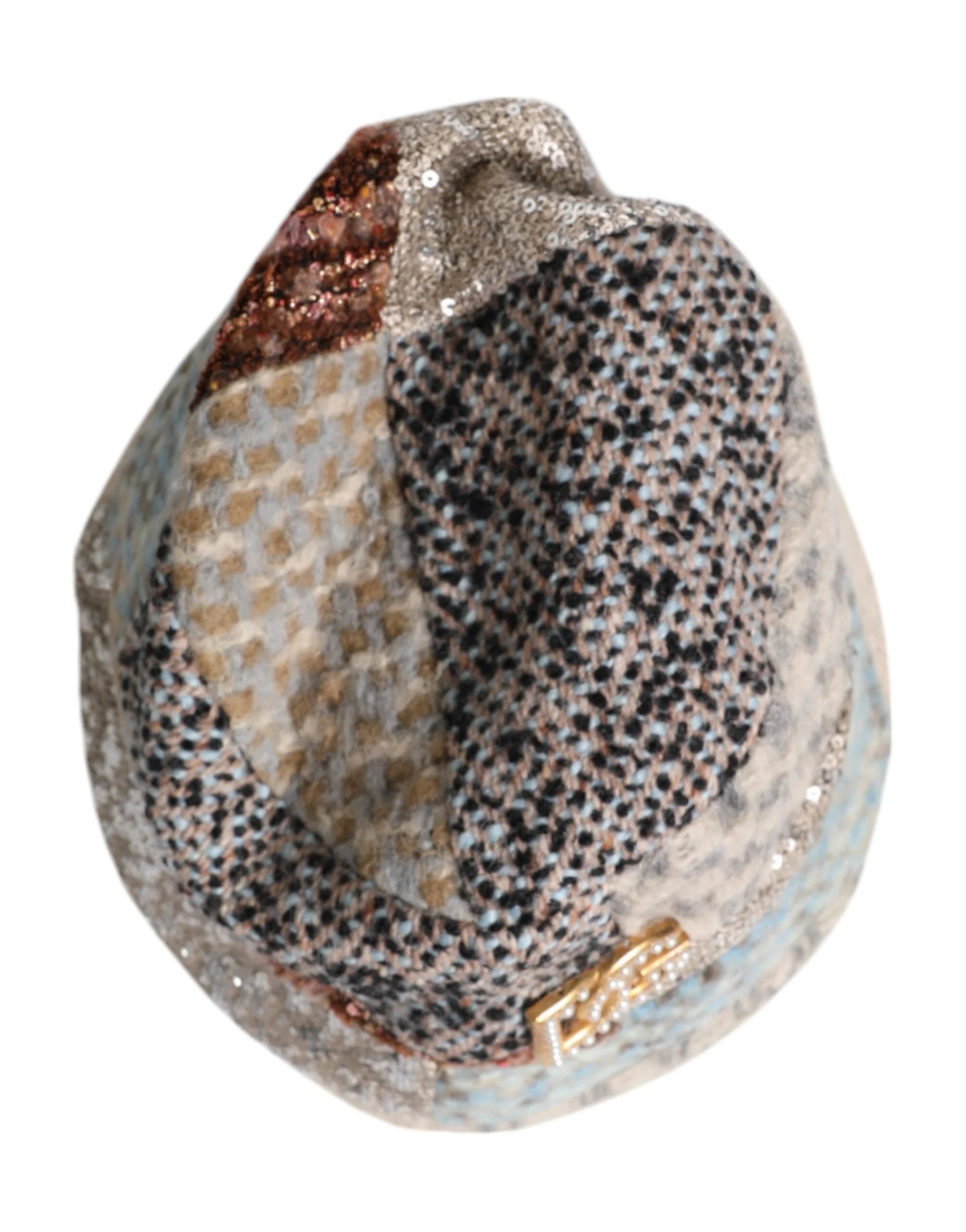 Dolce & Gabbana Multicolor Patchwork Embellished Bucket Hat - 57 cm|S