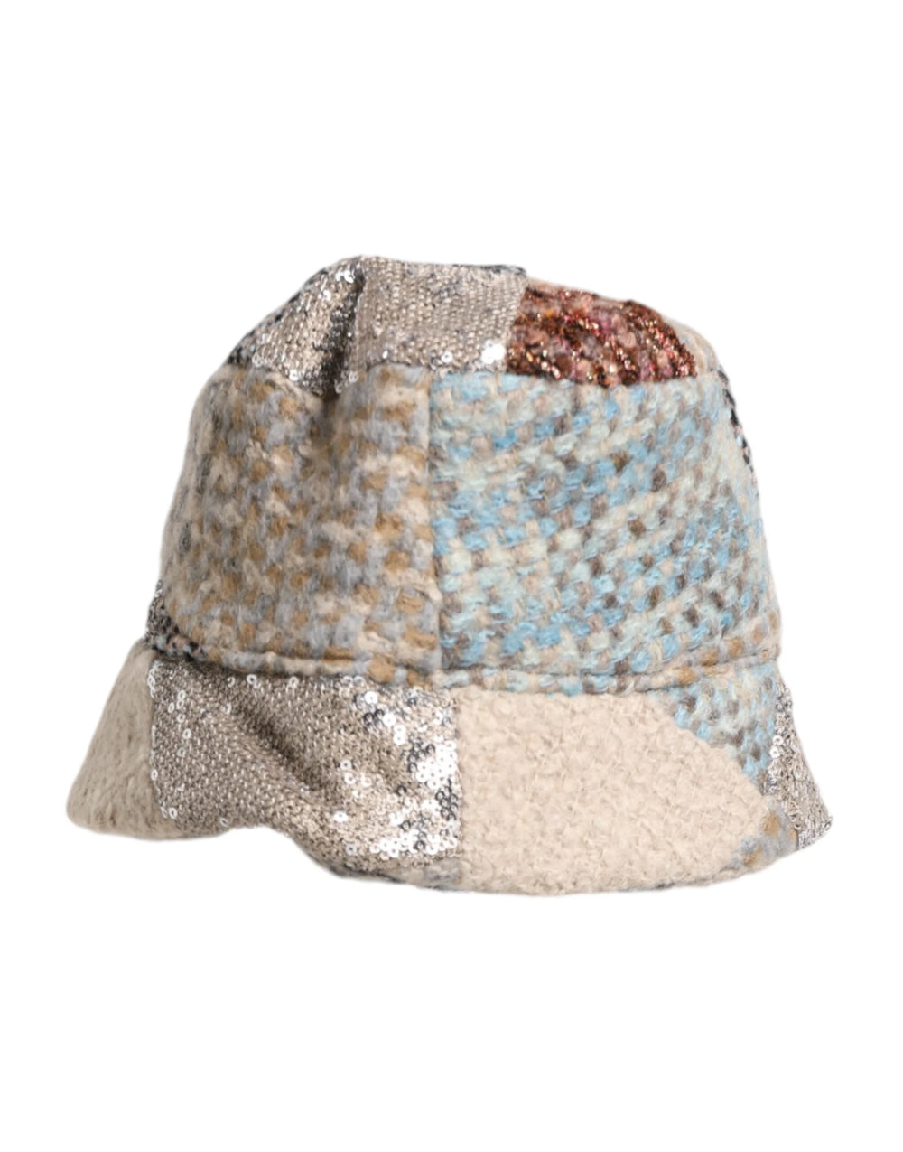 Dolce & Gabbana Multicolor Patchwork Embellished Bucket Hat - 57 cm|S