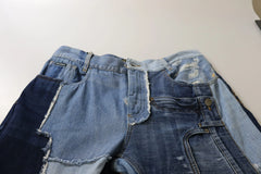 Dolce & Gabbana Multicolor Patchwork High Waist Denim Jeans - IT46|XL - Jeans