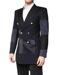 Dolce & Gabbana Multicolor Patchwork Jacket Coat Suit Blazer - IT46 | S - Coats & Jackets
