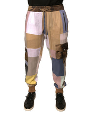 Dolce & Gabbana Multicolor Patchwork Jogger Sweatpants Pants - IT52 | XL - Joggers