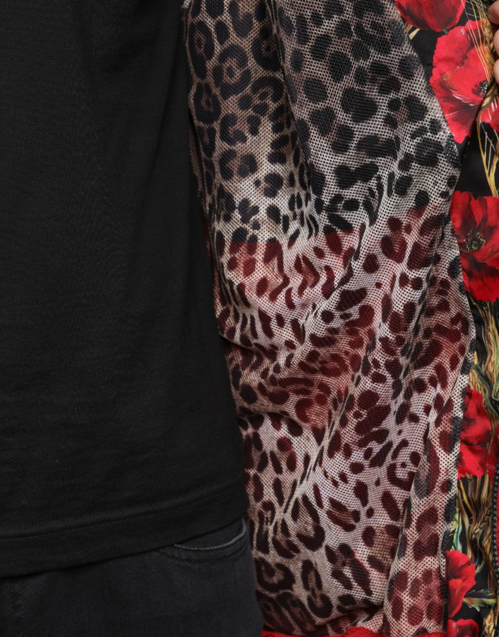 Dolce & Gabbana Multicolor Patchwork Men Full Zip Sweater - IT48 | M - Sweaters