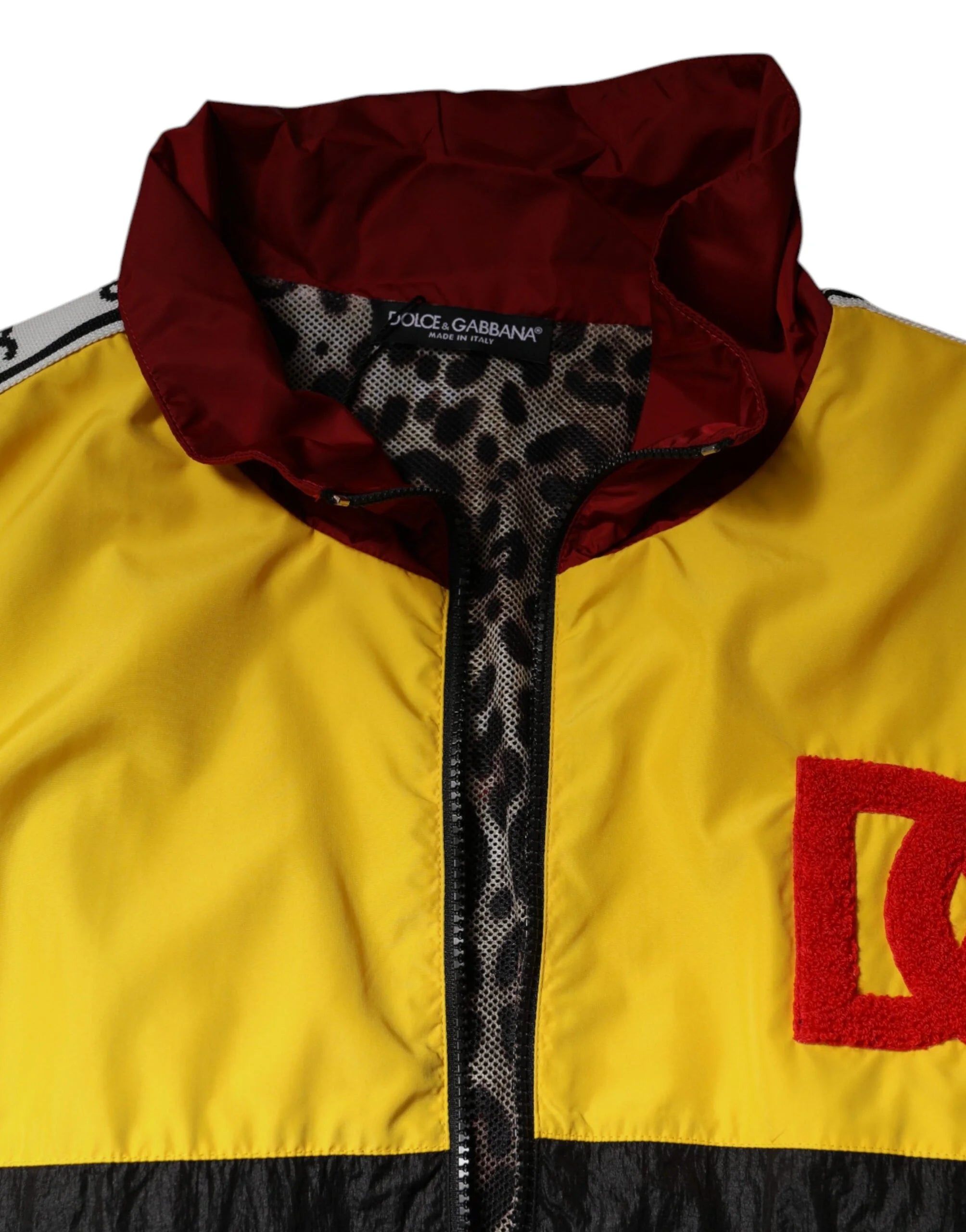 Dolce & Gabbana Multicolor Patchwork Men Full Zip Sweater - IT48 | M - Sweaters