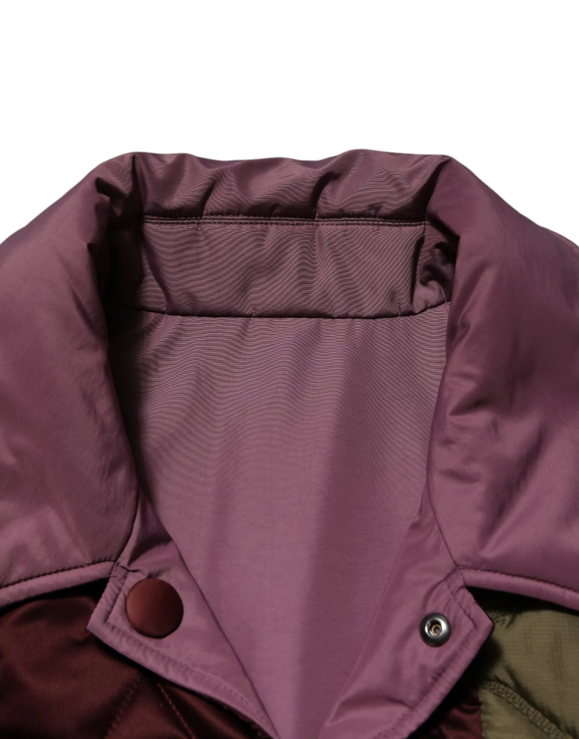 Dolce & Gabbana Multicolor Patchwork PolyesterQuilted Jacket - IT48 | M - Puffer Jackets