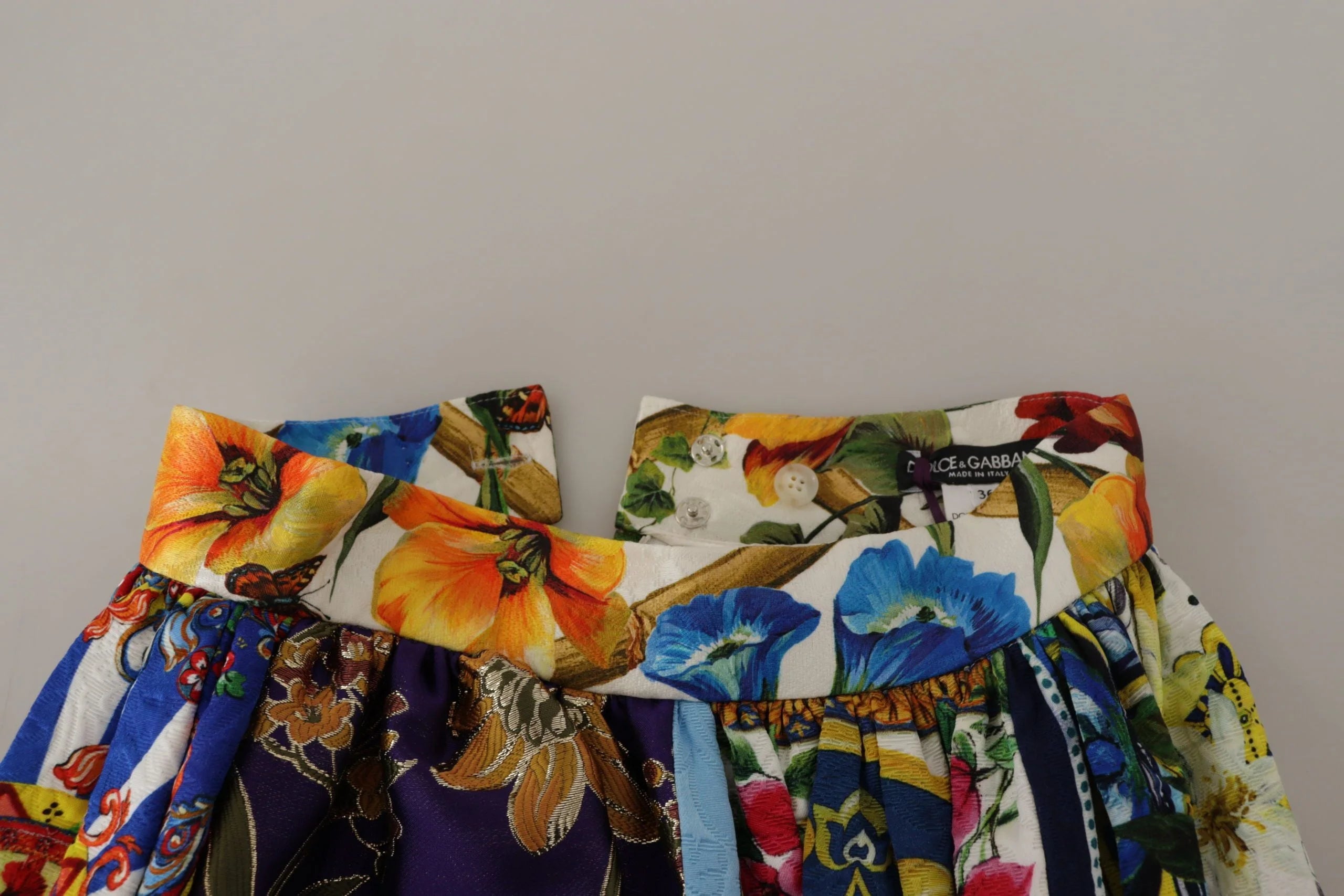 Dolce & Gabbana Multicolor Patchwork Sicily Long Maxi Skirt - IT36 | XS - Skirts