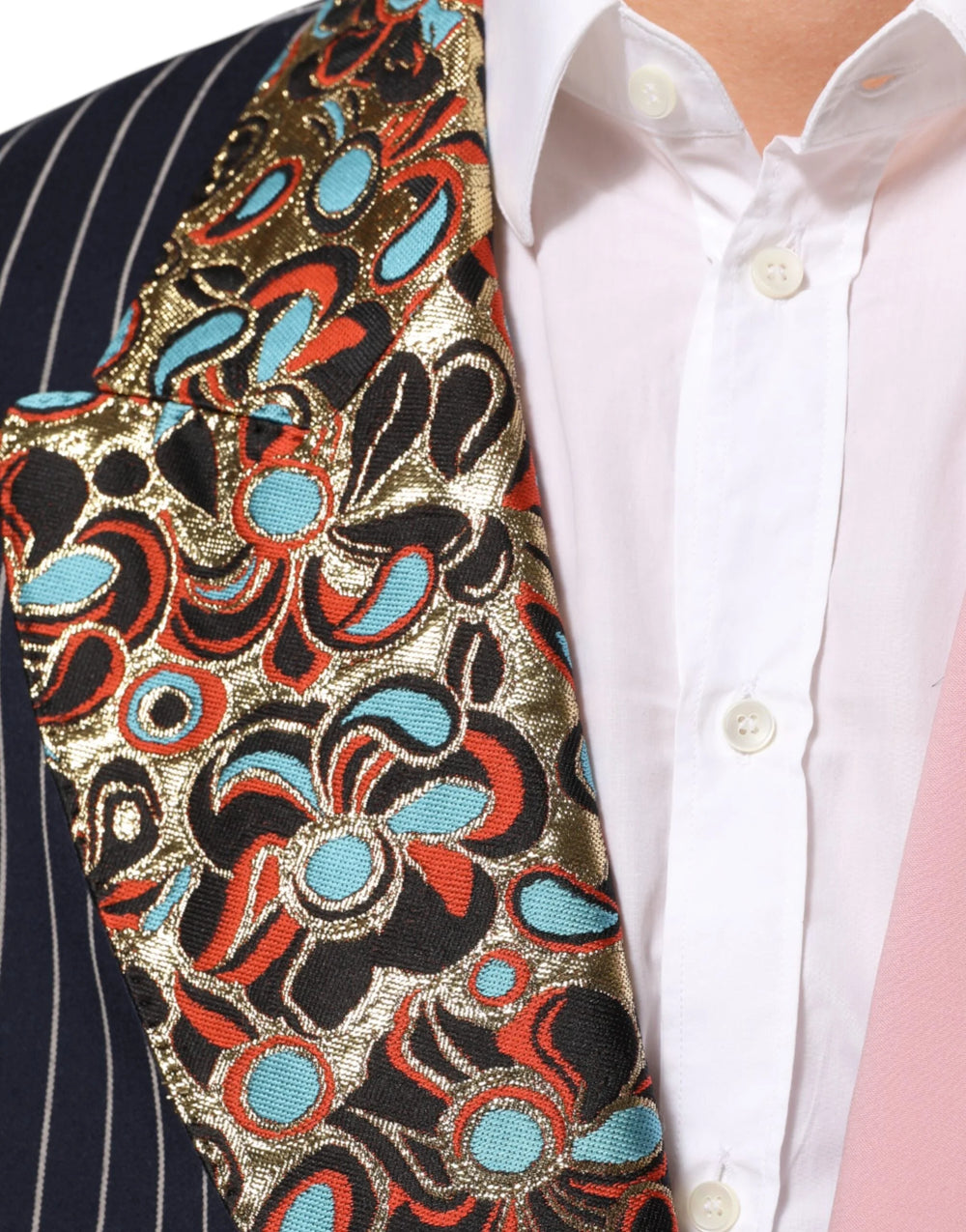 Dolce & Gabbana Multicolor Patchwork Single Breasted Jacket Blazer - IT44 | XS - Coats & Jackets