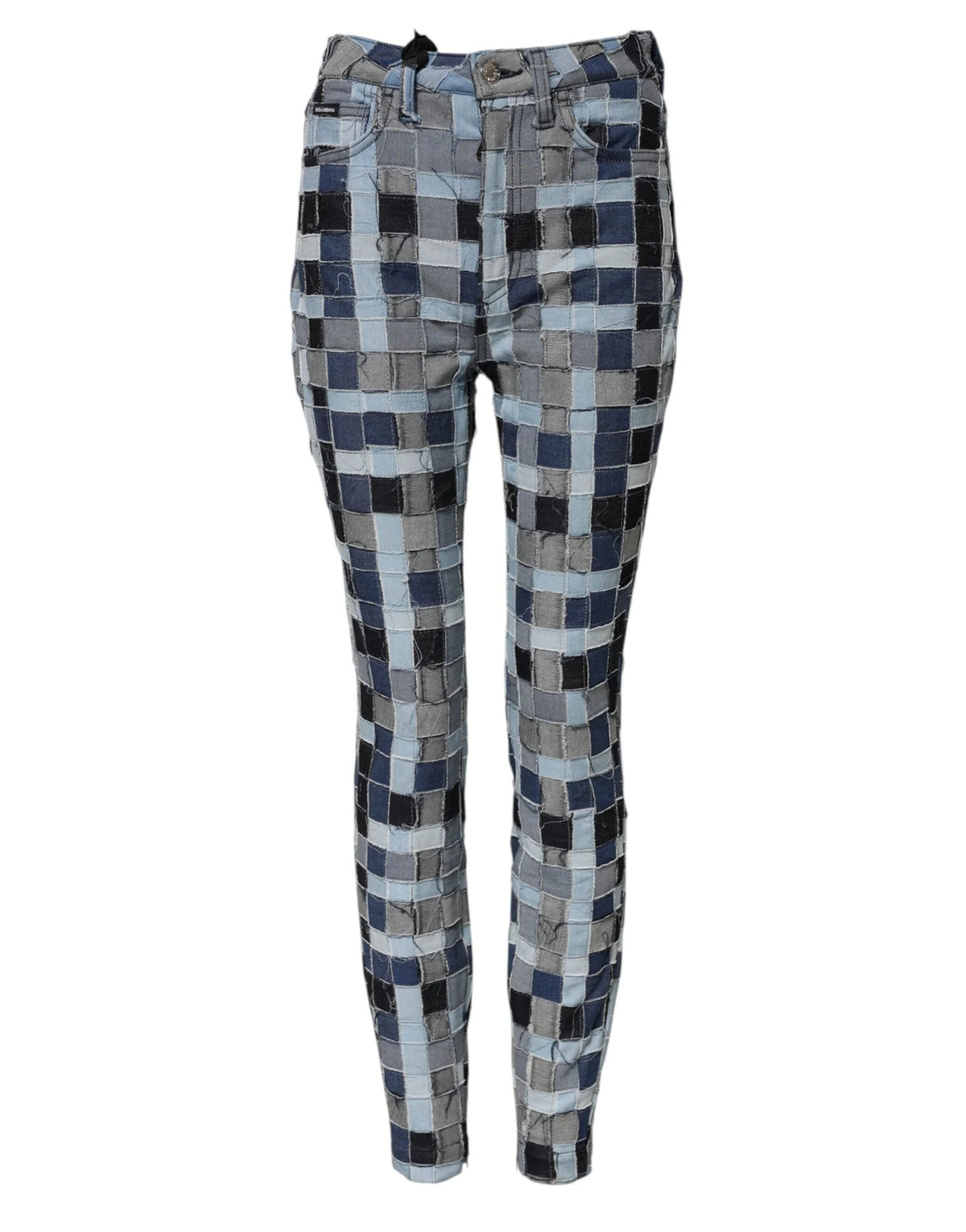 Dolce & Gabbana Multicolor Patchwork Skinny Denim Jeans - IT40|S - Jeans