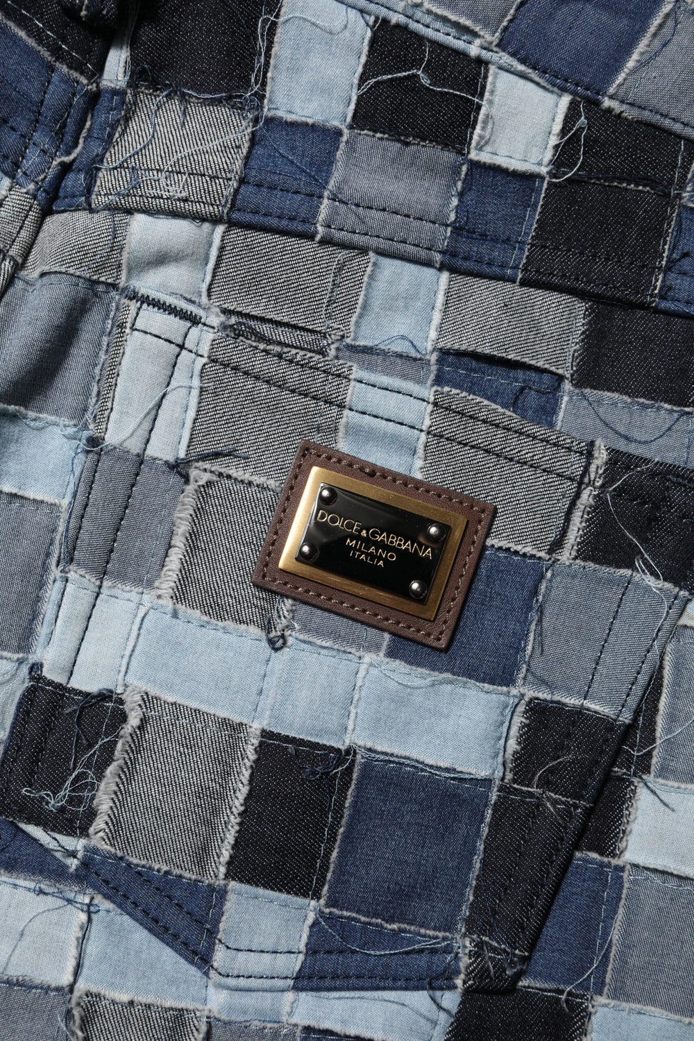 Dolce & Gabbana Multicolor Patchwork Skinny Denim Jeans - IT40|S - Jeans