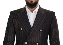 Dolce & Gabbana Multicolor Patchwork Stripes SICILIA Blazer - IT50 | L - Sport Jackets