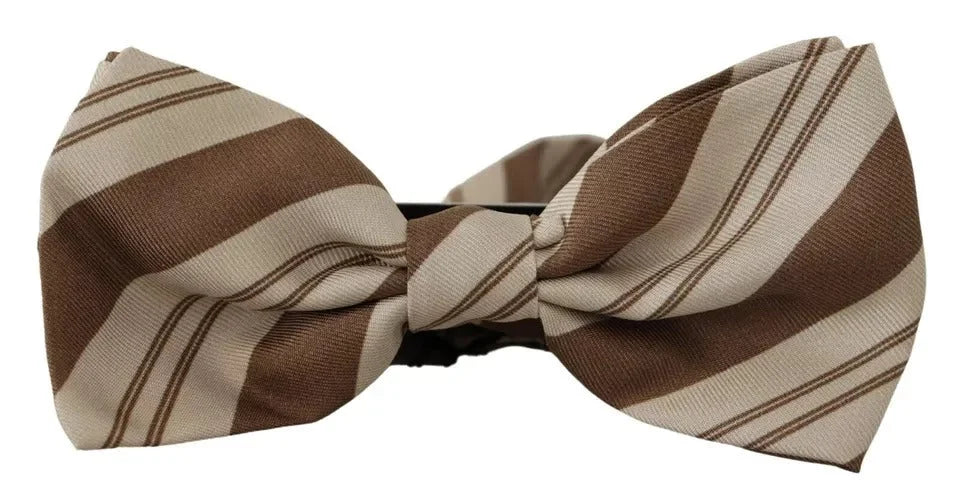 Dolce & Gabbana Multicolor Patterned Adjustable Neck Bow Tie Men - Neckties