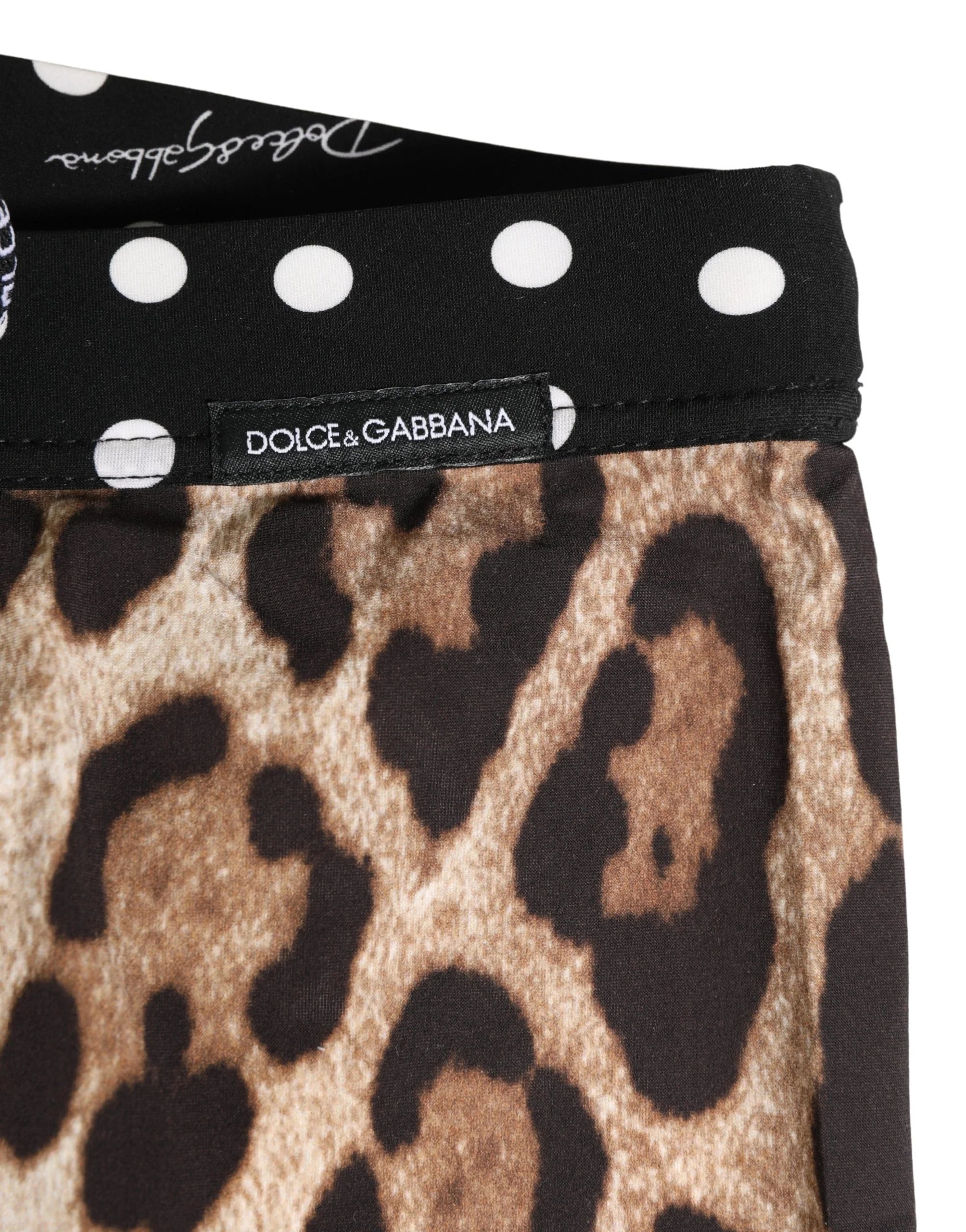 Dolce & Gabbana Vícebarevné cyklistické šortky s potiskem pod spodní prádlo - IT4 | S