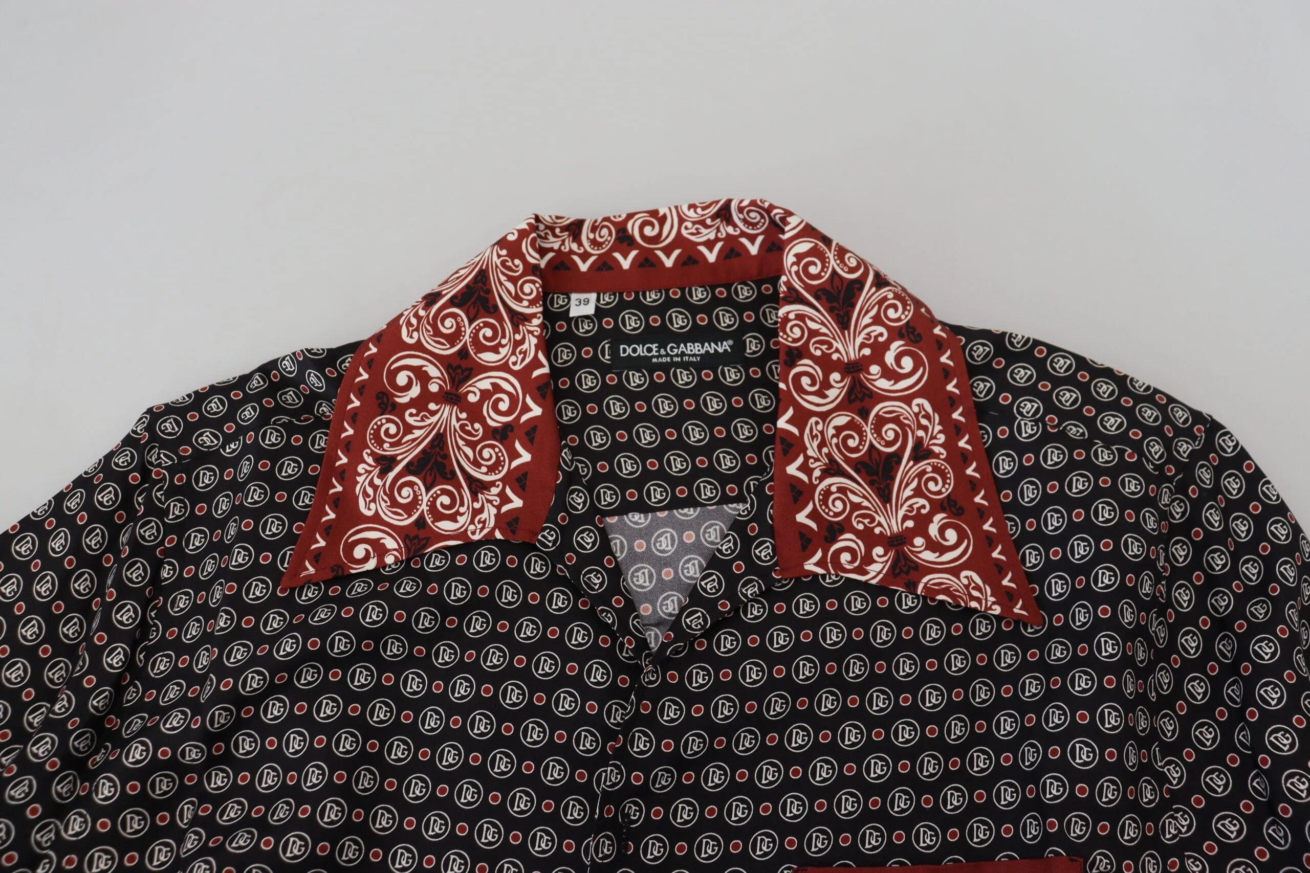 Dolce & Gabbana Multicolor Patterned Silk Casual Shirt - IT37 | XS - Shirts