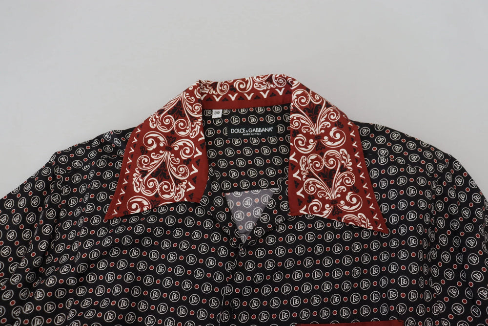Dolce & Gabbana Multicolor Patterned Silk Casual Shirt - IT37 | XS - Shirts