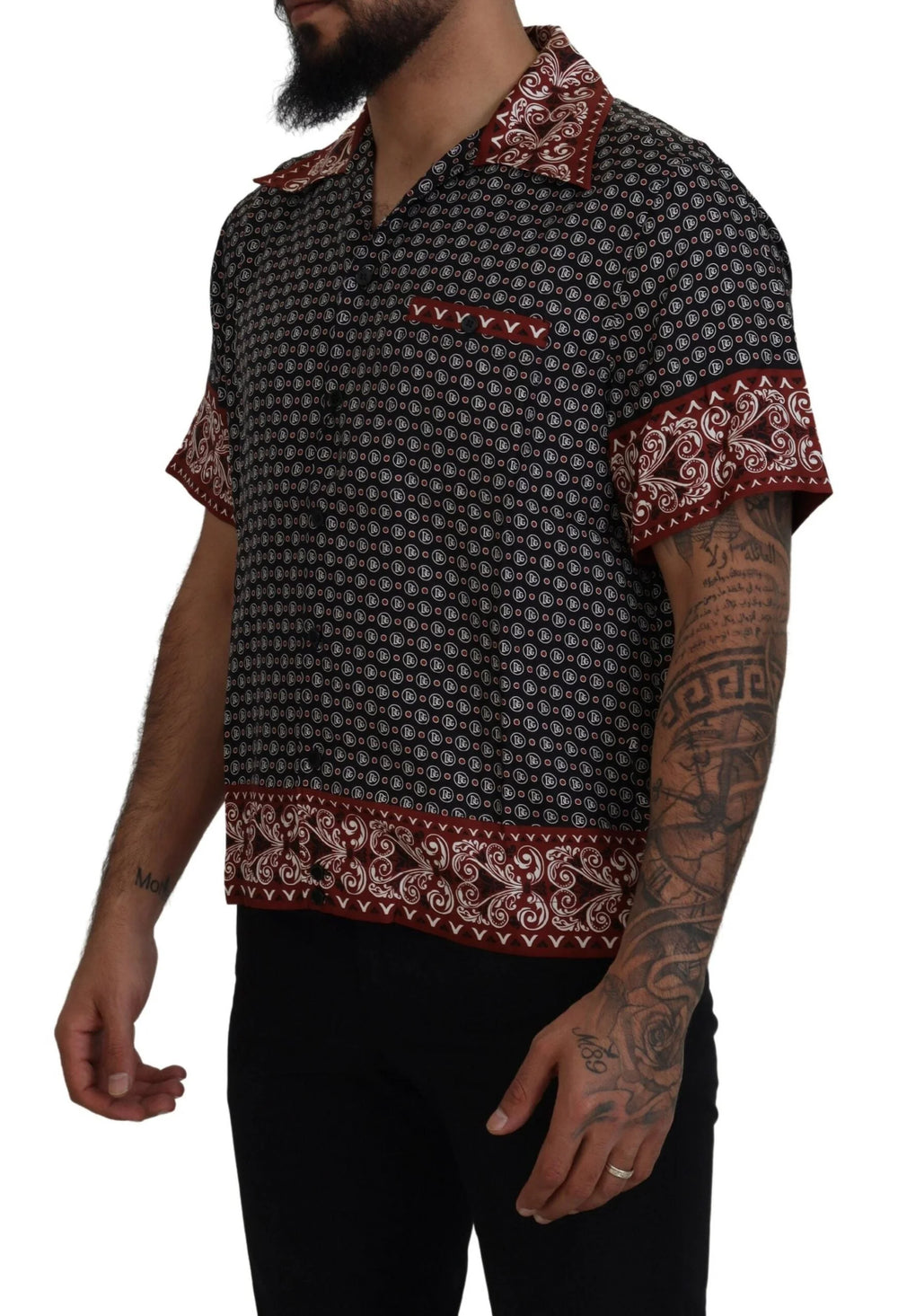 Dolce & Gabbana Multicolor Patterned Silk Casual Shirt - IT37 | XS - Shirts