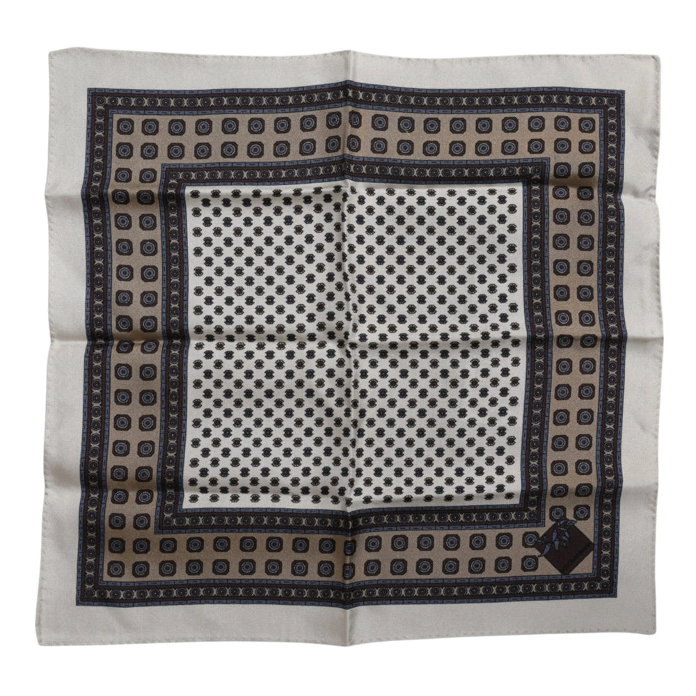 Dolce & Gabbana Multicolor Patterned Square Men Foulard Scarf - Scarves & Shawls