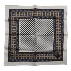 Dolce & Gabbana Multicolor Patterned Square Men Foulard Scarf - Scarves & Shawls