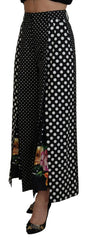 Dolce & Gabbana Multicolor Polka Dots High Waist Pants - IT38|XS - Pants