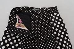 Dolce & Gabbana Multicolor Polka Dots High Waist Pants - IT38|XS - Pants