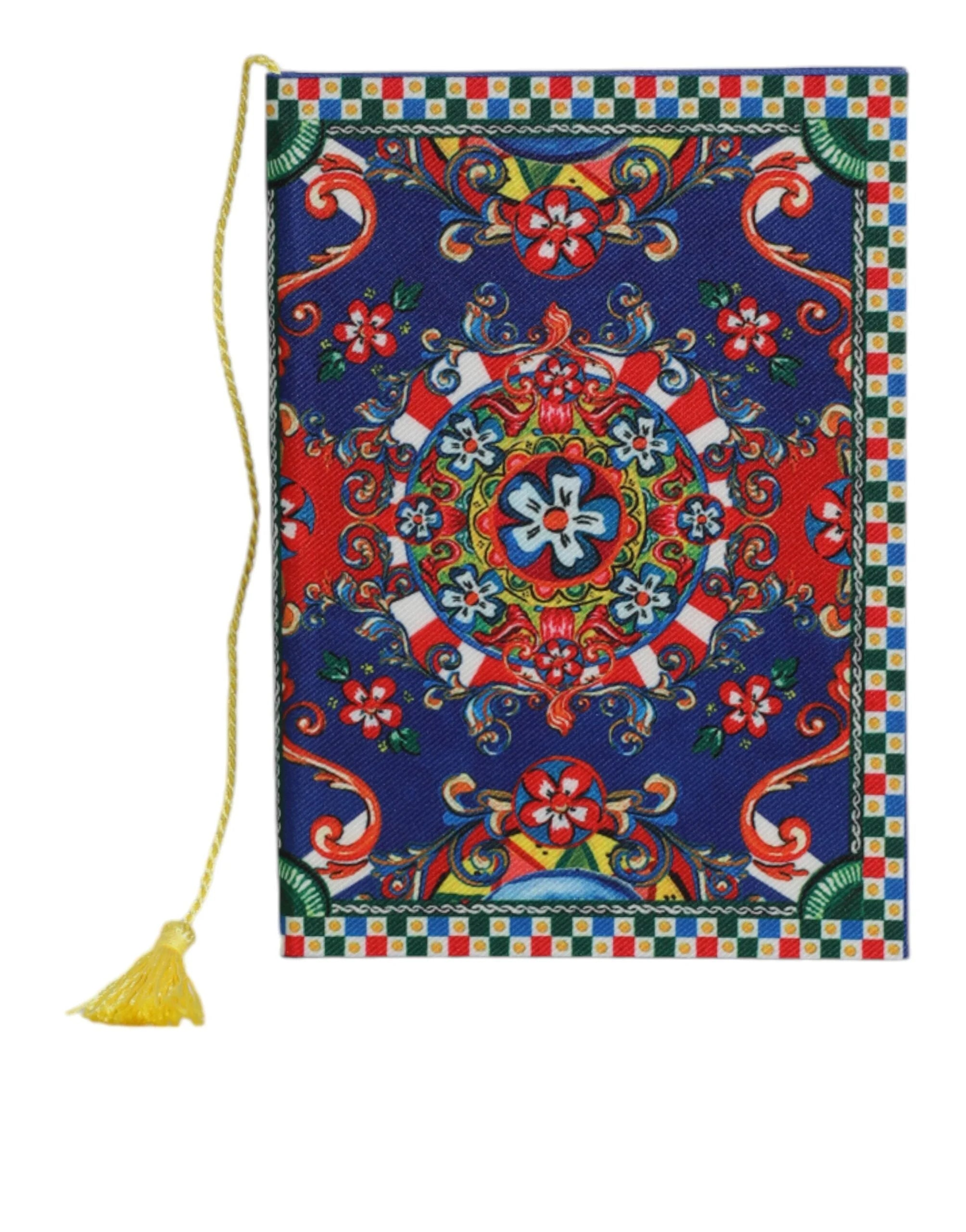 Dolce & Gabbana Multicolor Polyester Carretto Siciliano Print Notebook - Notebooks & Notepads