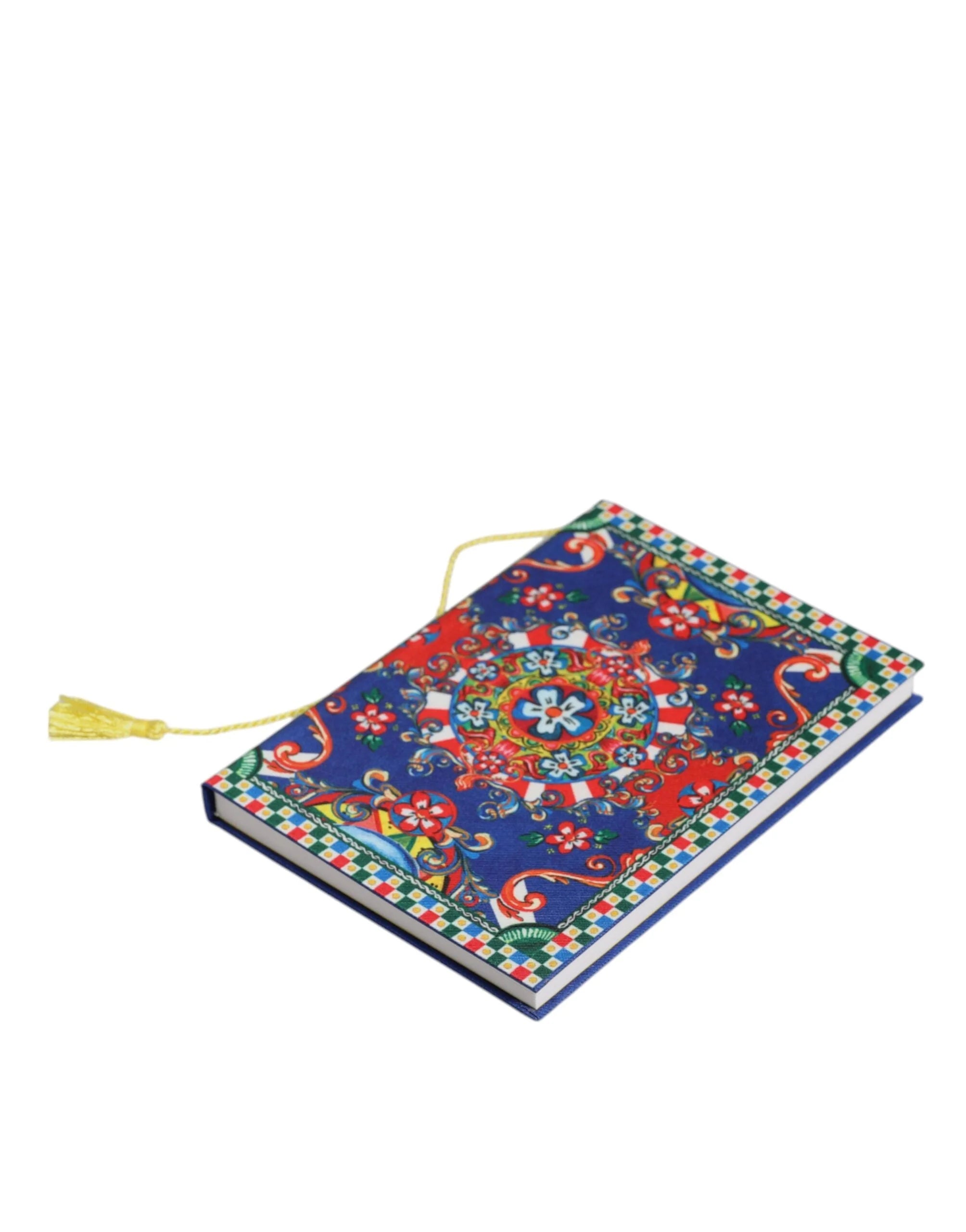 Dolce & Gabbana Multicolor Polyester Carretto Siciliano Print Notebook - Notebooks & Notepads