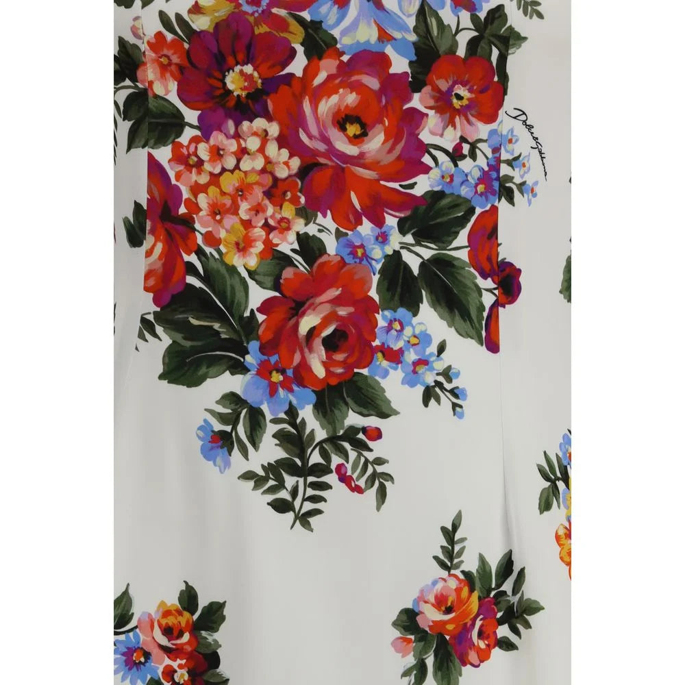 Dolce & Gabbana Multicolor Polyester Casual Dress - IT44 | L