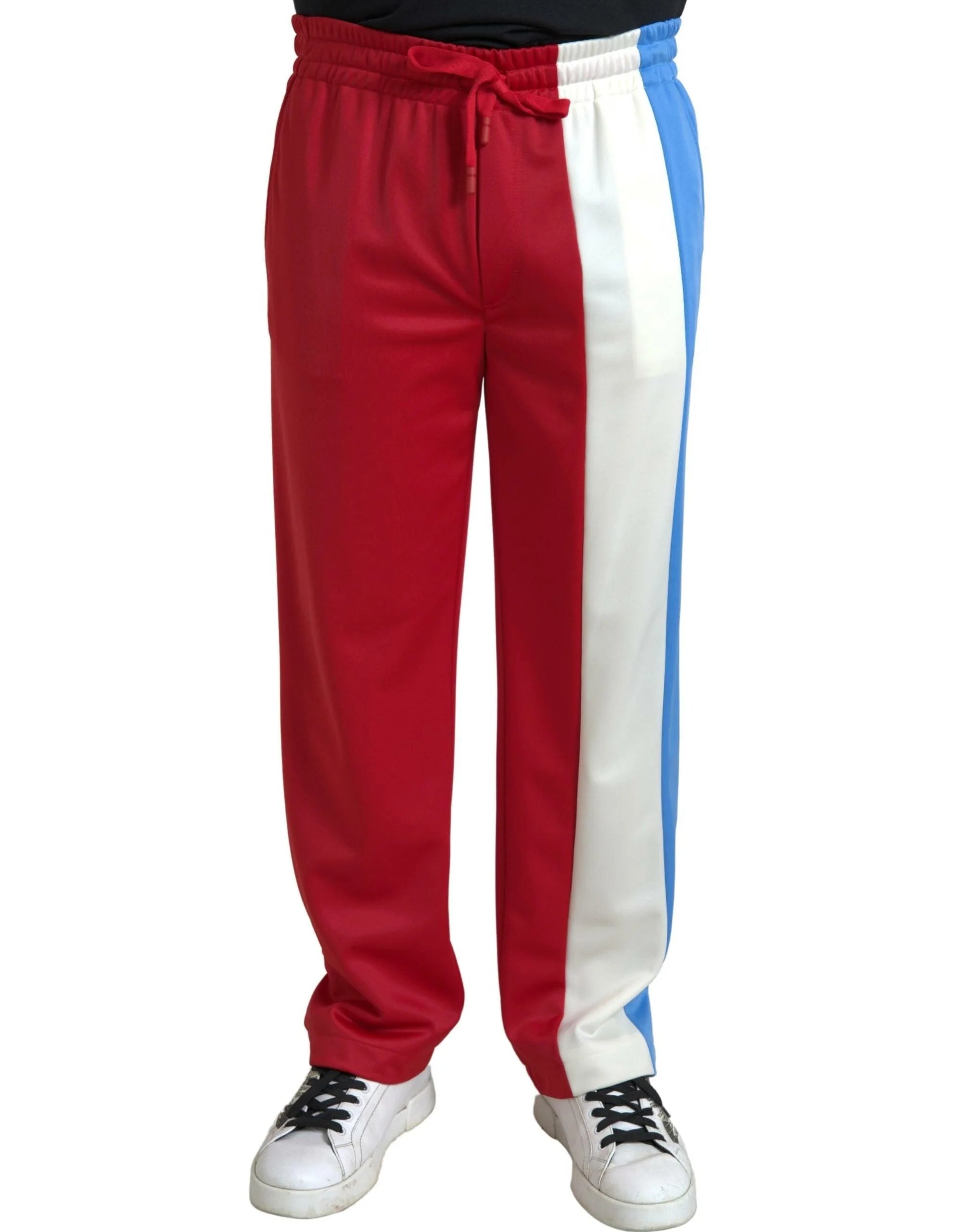 Dolce & Gabbana Multicolor Polyester Men Sweatpants Pants - IT48 | M - Sweatpants