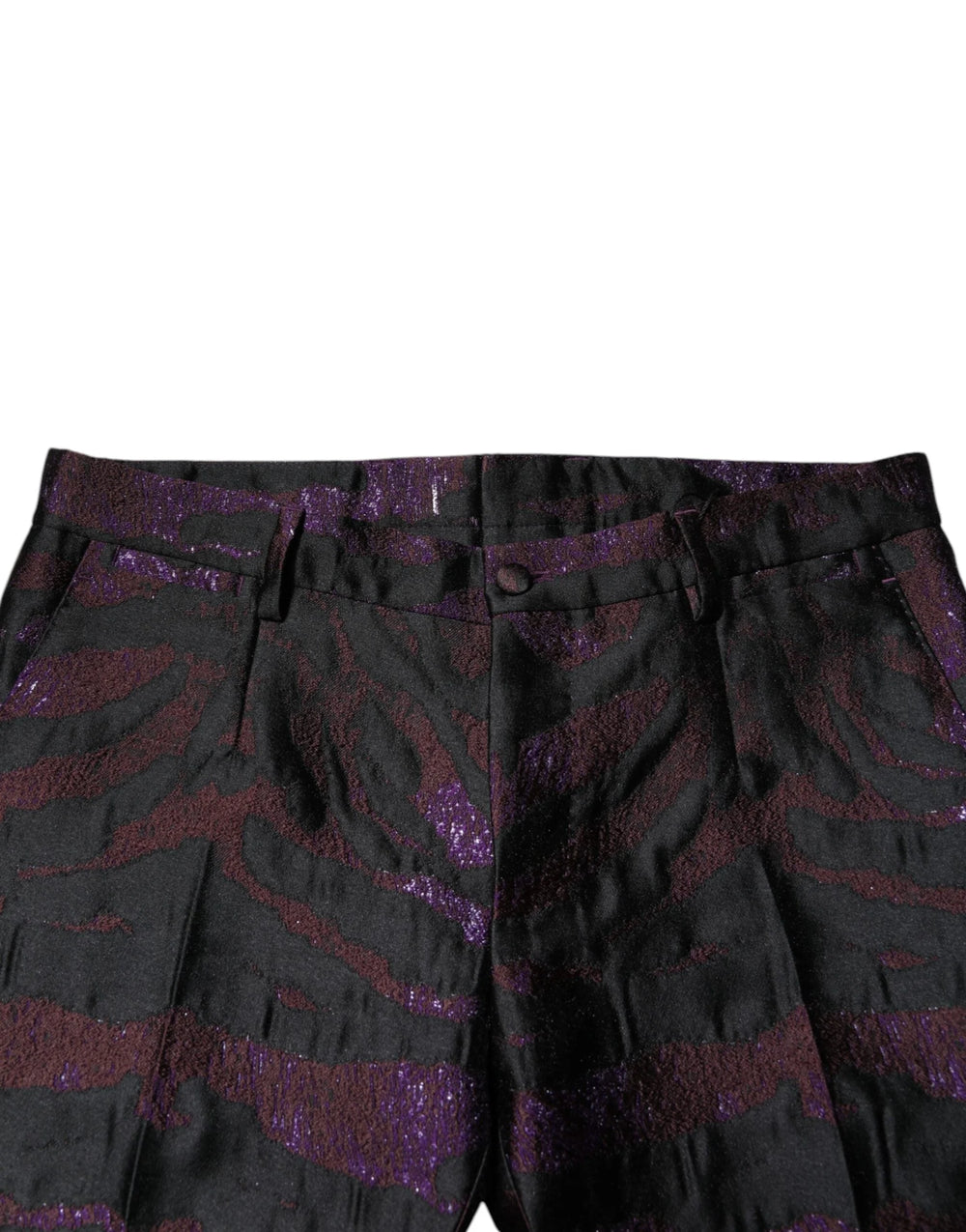 Dolce & Gabbana Multicolor Polyester Patterned Pants - IT48 | M - Trousers