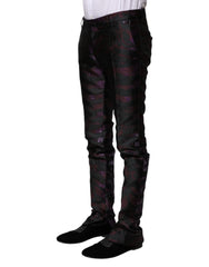 Dolce & Gabbana Multicolor Polyester Patterned Pants - IT48 | M - Trousers