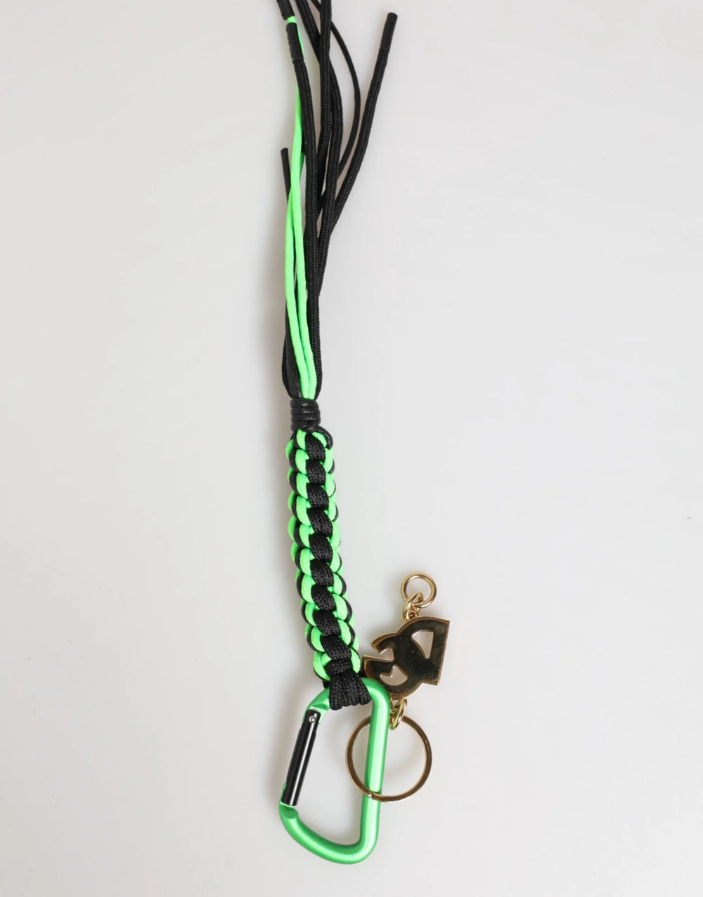 Dolce & Gabbana Multicolor Polyester Tape String DG Logo Keychain Keyring - Keychains