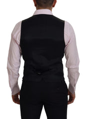 Dolce & Gabbana Multicolor Polyester Waistcoat Dress Formal Vest - IT48 | M - Vests