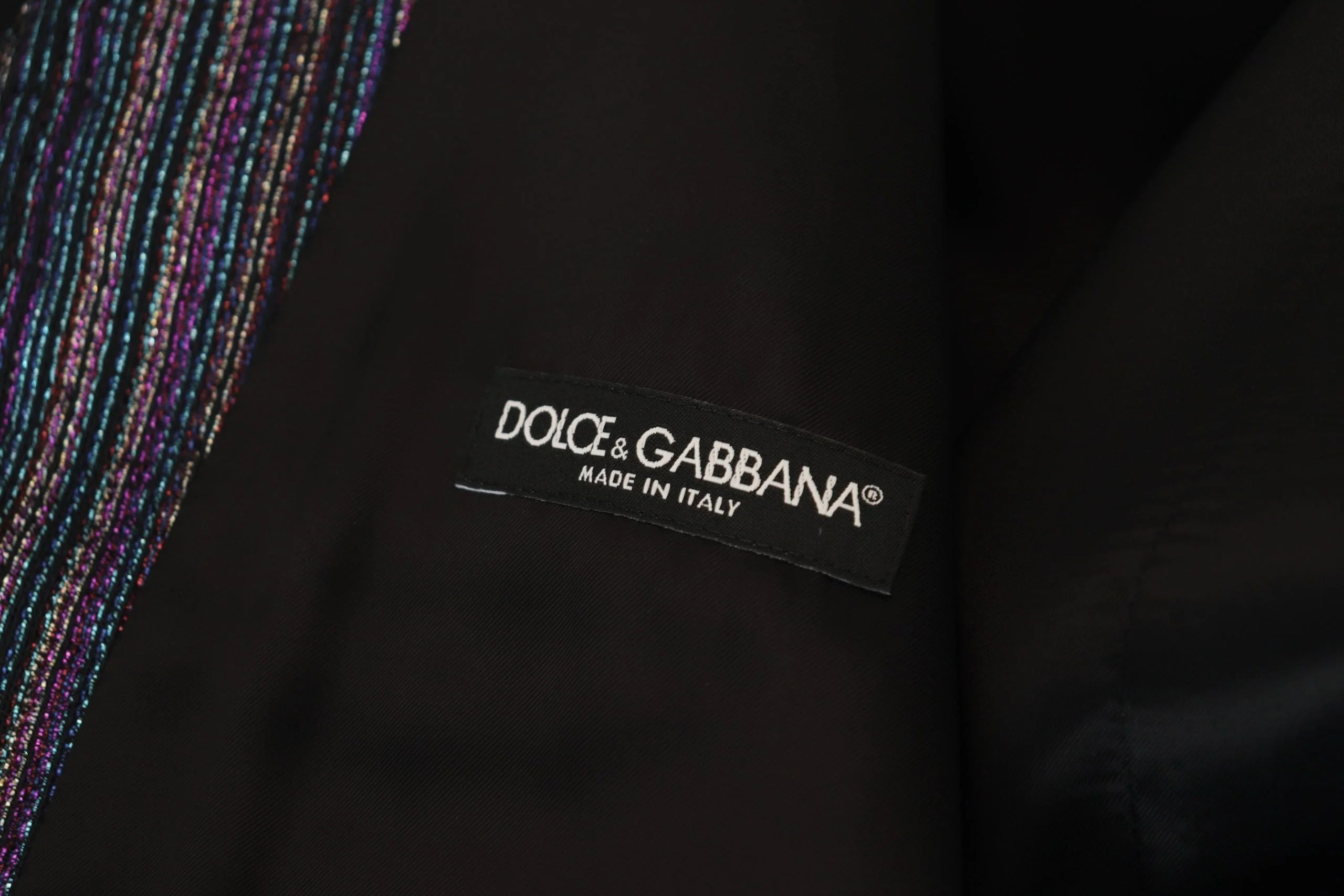 Dolce & Gabbana Multicolor Polyester Waistcoat Dress Formal Vest - IT48 | M - Vests