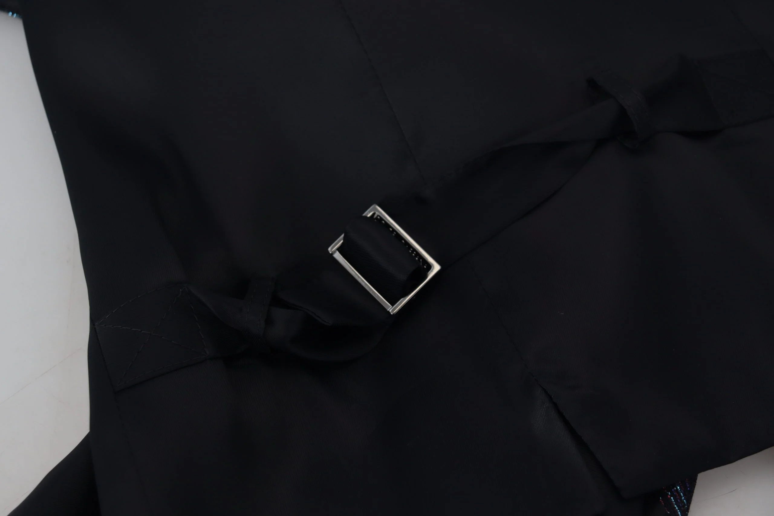 Dolce & Gabbana Multicolor Polyester Waistcoat Dress Formal Vest - IT48 | M - Vests