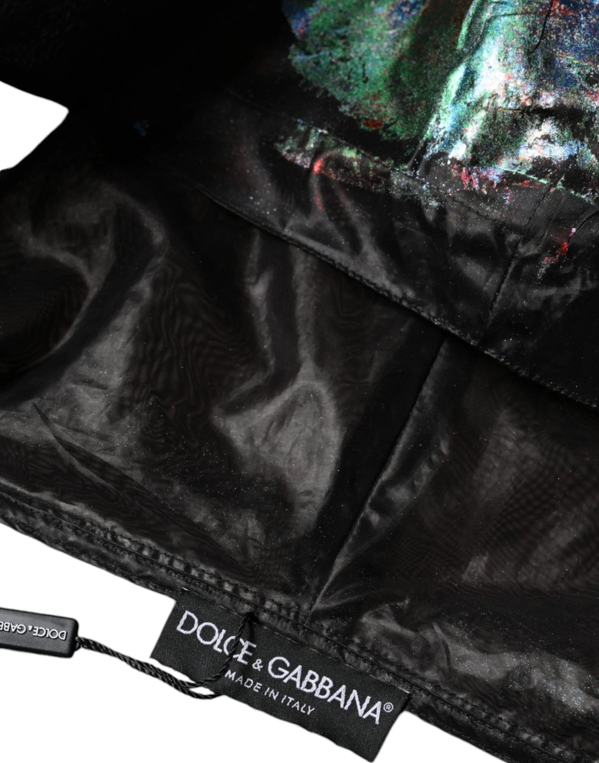 Dolce & Gabbana Multicolor Print Hooded Sweatshirt Sweater - IT40|S - Hoodies