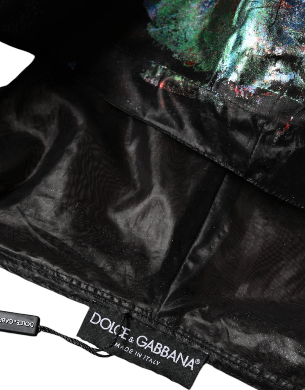 Dolce & Gabbana Multicolor Print Hooded Sweatshirt Sweater - IT40|S - Hoodies