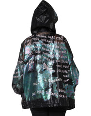 Dolce & Gabbana Multicolor Print Hooded Sweatshirt Sweater - IT40|S - Hoodies