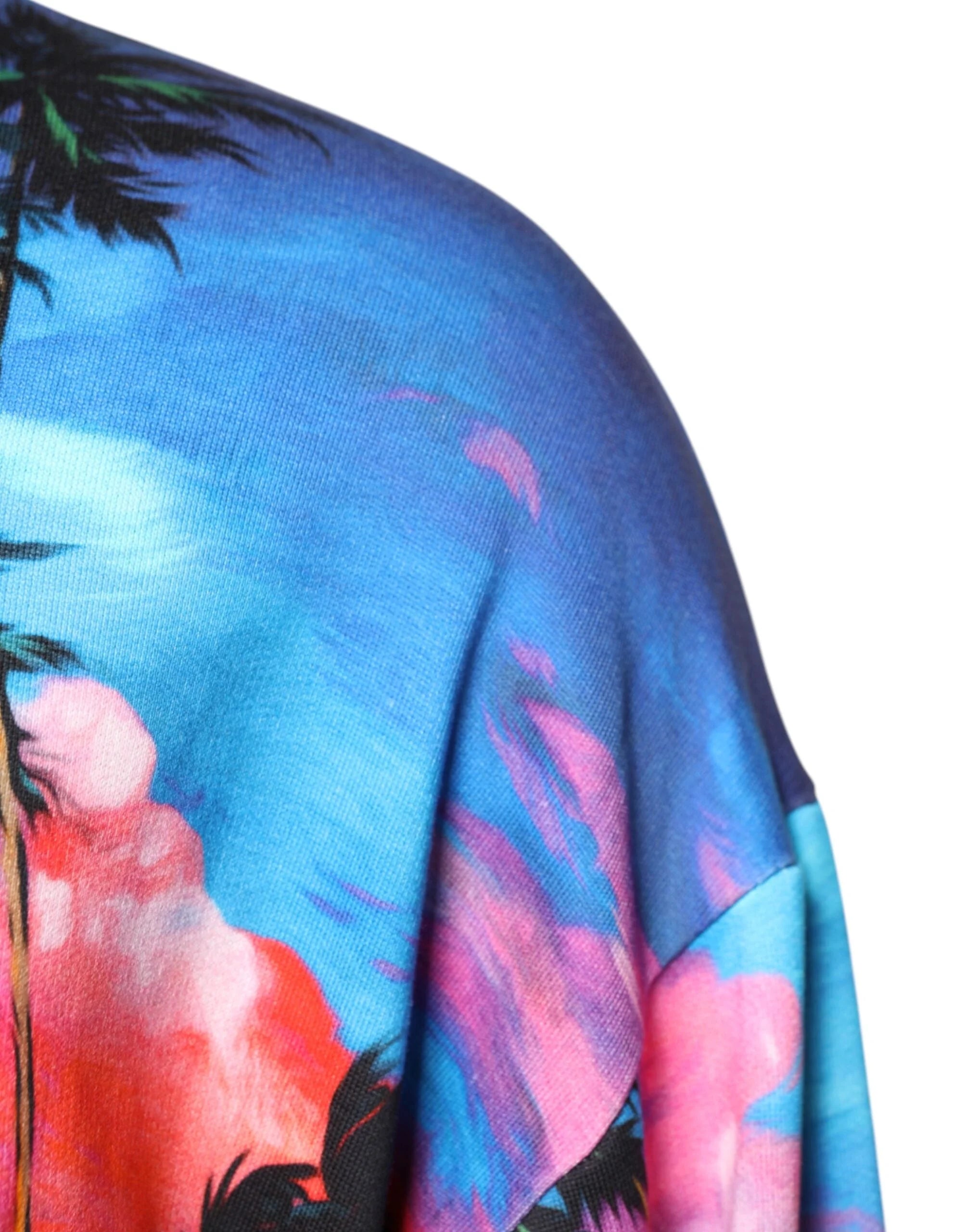 Dolce & Gabbana Multicolor Print Hooded Sweatshirt Sweater - IT52 | XL - Hoodies