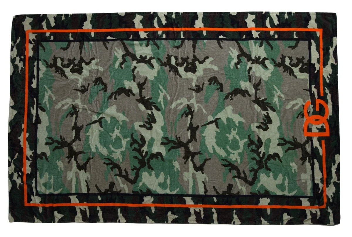 Dolce & Gabbana Multicolor Printed Cotton Wrap Shawl Scarf - Scarves & Shawls