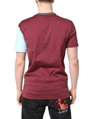 Dolce & Gabbana Multicolor Printed Logo Short Sleeve T-shirt - IT52 | XL - T-Shirts