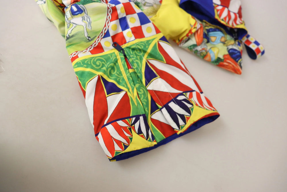 Dolce & Gabbana Multicolor Printed Snow Trouser Pants - IT40|S - Snow Pants & Suits