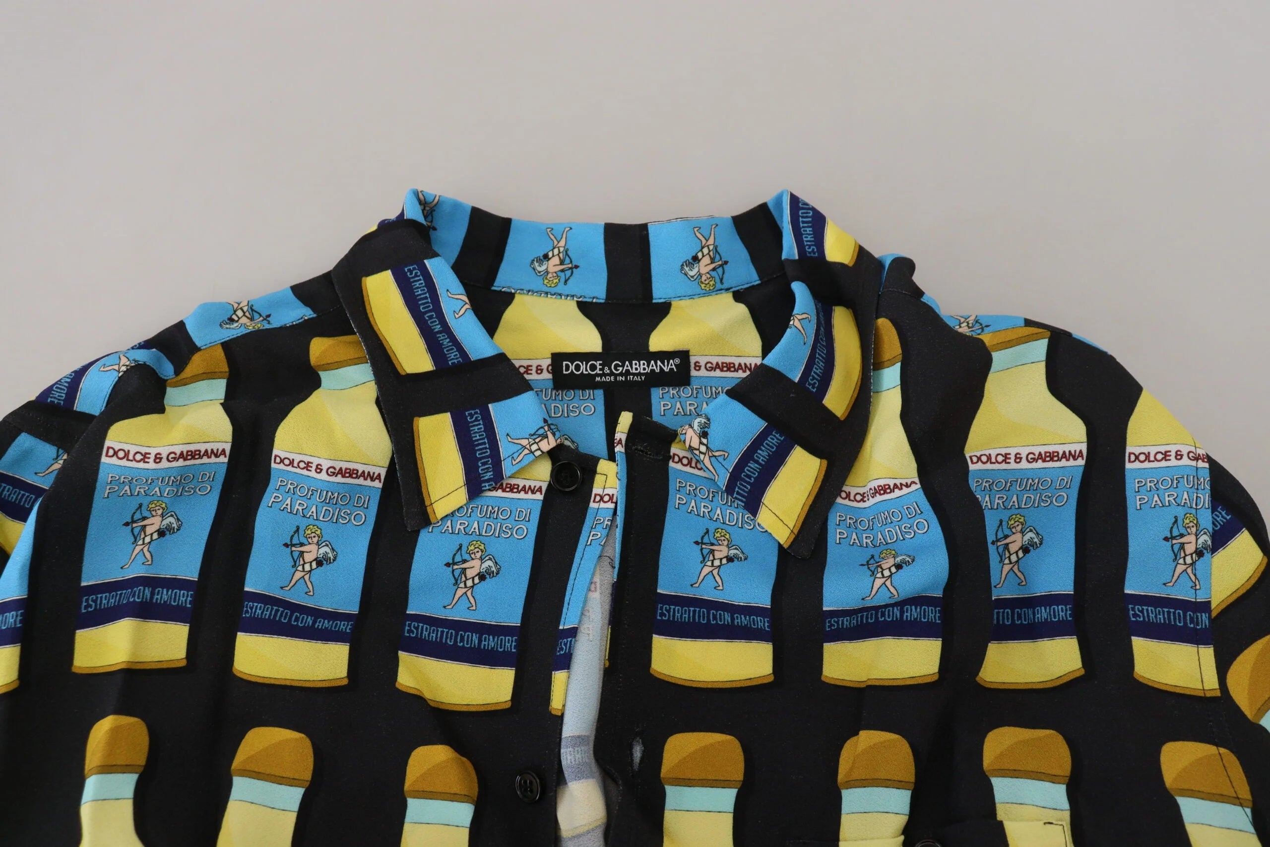 Dolce & Gabbana Multicolor Printed Viscose Casual Shirt - Shirts