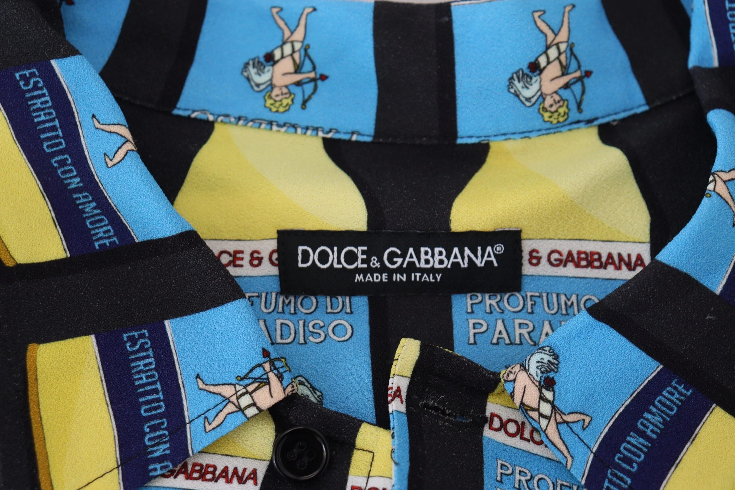 Dolce & Gabbana Multicolor Printed Viscose Casual Shirt - Shirts