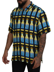 Dolce & Gabbana Multicolor Printed Viscose Casual Shirt - Shirts