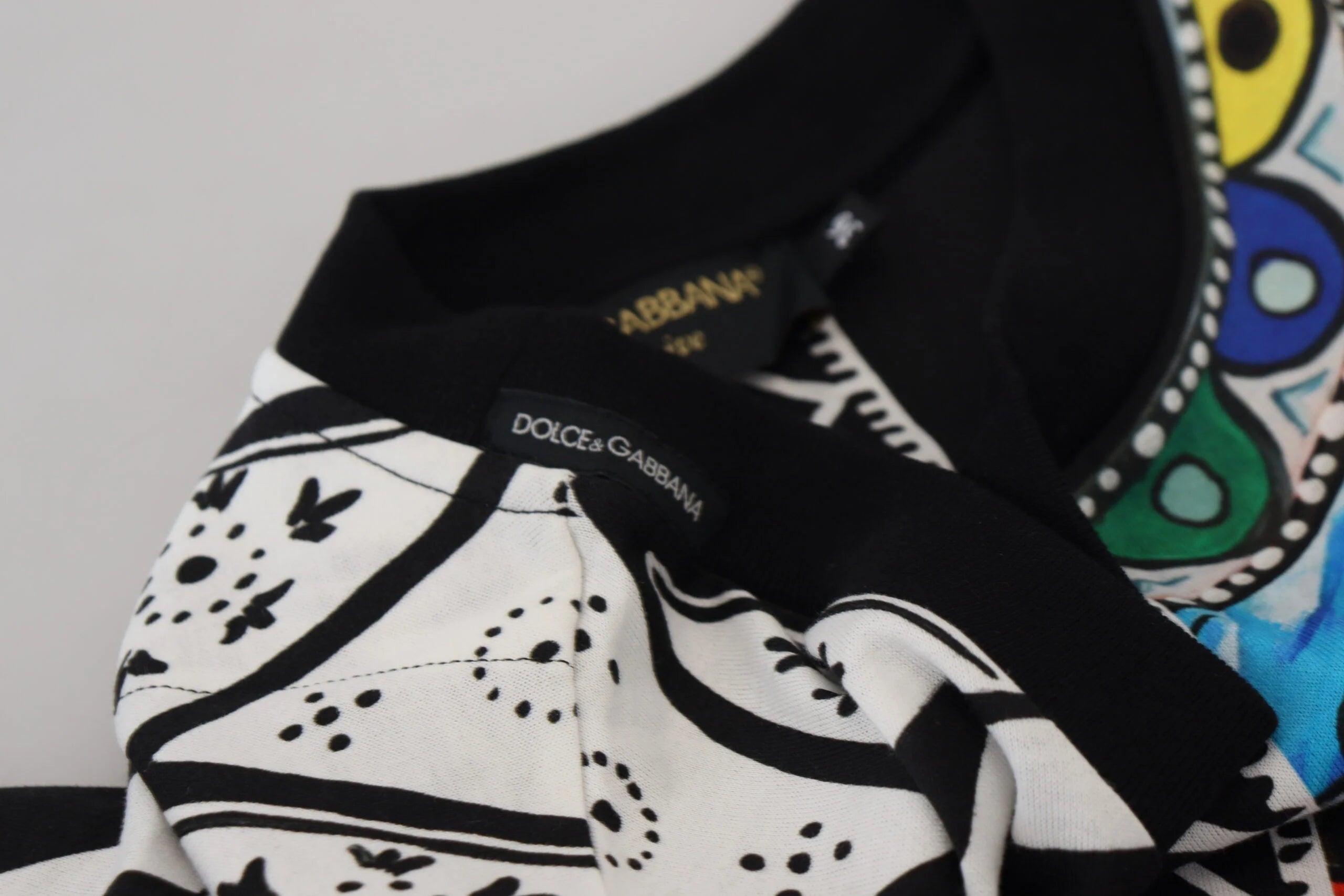 Dolce & Gabbana Multicolor Printed Women Exclusive Shirt Top - IT36|XXS - T-Shirts