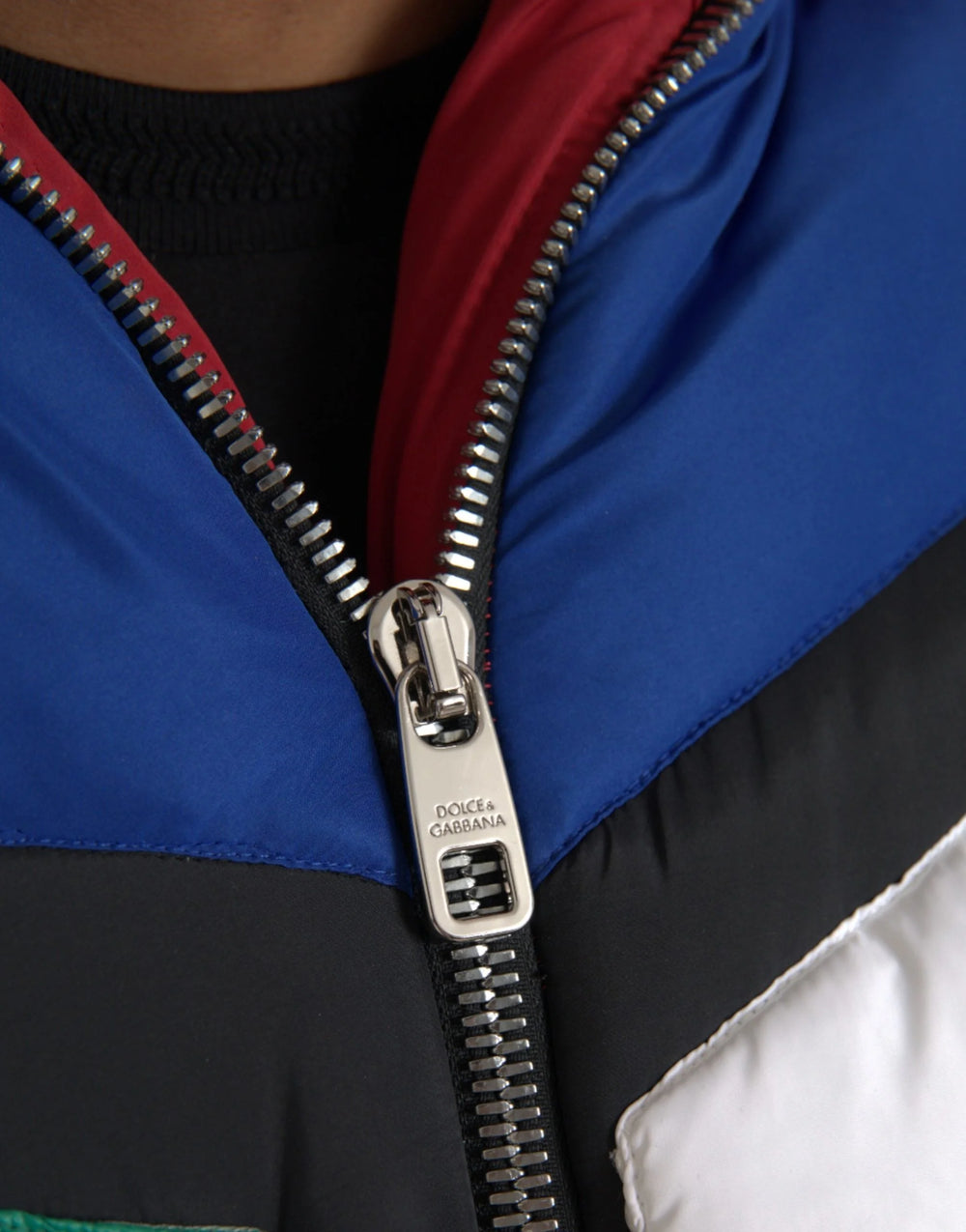 Dolce & Gabbana Multicolor Quilted Hooded Puffer Jacket - IT52 | XL - Windbreakers